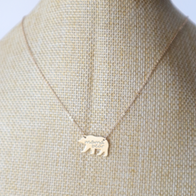 Load image into Gallery viewer, Mama Bear Charm Necklace