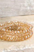 Load image into Gallery viewer, Glass Bead 3 Stretch Bracelet