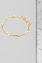 Load image into Gallery viewer, Dainty 3 Chain Gold Bracelet