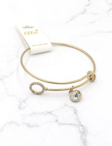Bronze & Crystal Bracelet