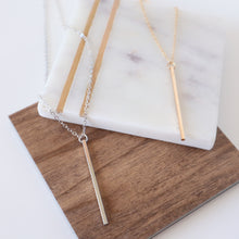 Load image into Gallery viewer, Bar Dangle Necklace
