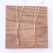 Load image into Gallery viewer, Bar Dangle Necklace