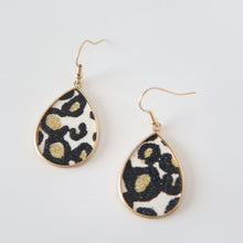 Load image into Gallery viewer, Glitter Animal Print Earrings