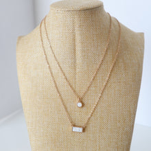 Load image into Gallery viewer, Stone Necklace Set (Silver or Gold)